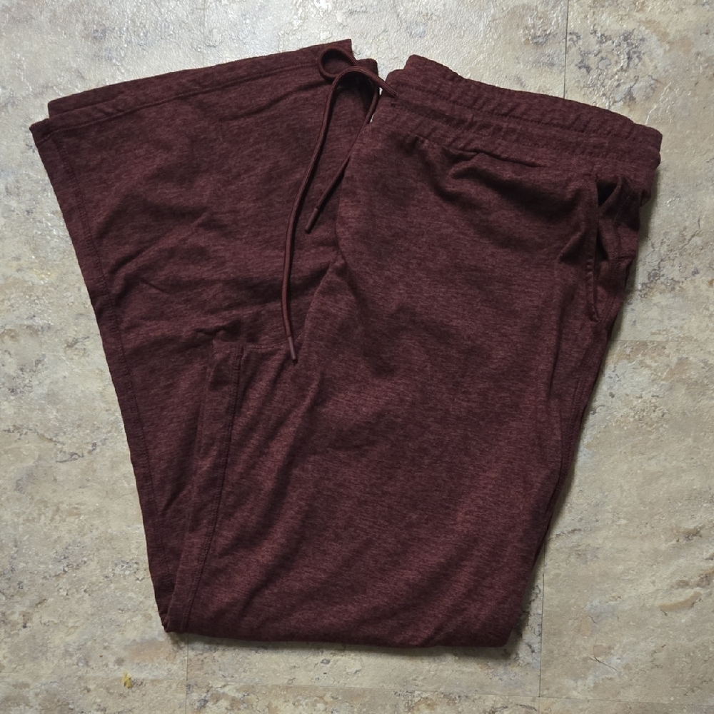 Athletic Works Red Flare Sweat Pants